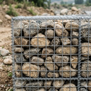 Prix de gros pour gabions métalliques soudés sur mesure, faciles à installer, pour murs de soutènement - Product Image 1