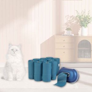 Bolsas para excremento de perro perfumadas, biodegradables y ecológicas con logotipo personalizado, material PLA/PBAT, certificación ASTM D6400 - Product Image 3