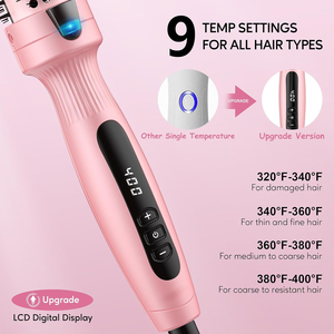 Outils de coiffure en céramique volumisants <span class=keywords><strong>brosse</strong></span> de lissage à volume chaud PTC céramique bigoudi chauffant <span class=keywords><strong>brosse</strong></span> à cheveux <span class=keywords><strong>chauffante</strong></span> - Product Image 3