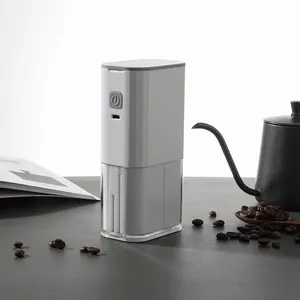 Yeni ürün seyahat piknik taşınabilir şarj edilebilir kahve çekirdeği değirmeni seramik çapak kahve makinesi elektrikli ev kahve değirmeni