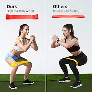 Venta al por mayor <span class=keywords><strong>de</strong></span> accesorios <span class=keywords><strong>Pilates</strong></span> <span class=keywords><strong>de</strong></span> alta calidad Fitness entrenamiento elástico Mini Loop gimnasio entrenamiento cadera bandas <span class=keywords><strong>de</strong></span> resistencia vendajes <span class=keywords><strong>cinta</strong></span> - Product Image 3