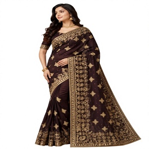 Ladies Clothing_ 2026 100% Customized High Quality Beautiful <b>Saree</b> Available Different Colors and with Customized logo & labels - Product Image 2