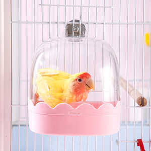 Baignoire extérieure pour perroquets, baignoire pour perruches, boîte de bain pour petits oiseaux tels que les agapornis, fournitures de nettoyage pour animaux de compagnie - Product Image 2