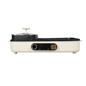 <b>Electric</b> Hot Pot Cooker 2L Household Dutch Multifunctional Non-Stick <b>Frying</b> <b>Pan</b> BBQ Grill Smokeless Roaster 110V/220V - Product Image 1