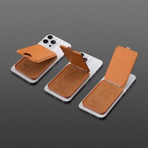 เคสโทรศัพท์มือถือแบบพับได้พร้อมช่องใส่บัตรและกระเป๋าสตางค์หนัง PU แม่เหล็กพกพาสะดวก สกรีนโลโก้ตามสั่ง สำหรับ <span class=keywords><strong>iPhone</strong></span> 15 16 17 - Product Image 3