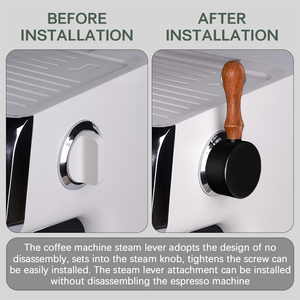 1 Pezzo Barsetto BAE02S PETRUS PE3899 Leva Vapore di Ricambio Compatibile con Macchine da Caffè Espresso in Lega di Alluminio Accessori per Caffè - Product Image 5