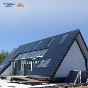 YingLi 태양 전지 패널 지붕 패널 지붕 타일 지붕 널 30w 이중 유리 BIPV 에너지 타일