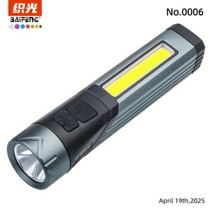 Dual Lamp Mode <b>Led</b> <b>Work</b> <b>Light</b> 90 Degree Rotatable Head Rechargeable Portable Aluminum Alloy White <b>Light</b> For Outdoor Repair - Product Image 2