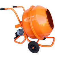 Bétonnière électrique portable FANGGONG Mobile Industrial Iron 400L 1000W, fonctionnement facile, AC 220V-480V, haute qualité OEM/ODM