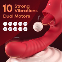 Vibrateur sans fil télécommandé pour femmes, jouet sexuel pour poupées sexuelles, 10 fréquences, rechargeable par USB, bouton en silicone, jouet sexuel langue