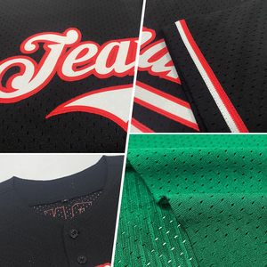 เสื้อเบสบอลตาข่ายแบบสั่งทำ FOXA ปักลายทีมเดโซมีนส์ ติดกระดุมเต็มตัว สำหรับทุกเพศ ซับเหงื่อได้ดี - Product Image 2