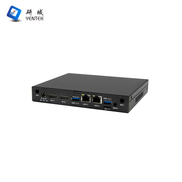 Rockchip RK3588 LPDDR4 8G EMMC5.1 64G WiFi 6 BT5.3 2 LAN 4 COM Andirod Ubuntu Fanless Embedded Computer Industrial Mini Pc
