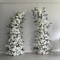 Arche de fleurs de mariage faite à la main en gros, arrangement de fleurs artificielles, toile de fond pour mariages, décorations de Pâques et de Noël
