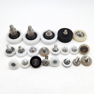 BS600040-10ล้อลูกรอกพลาสติก10x40x10มม. พร้อมตลับลูกปืนสำหรับประตูบานเลื่อนภายนอกห้องน้ำกลางแจ้งระบบสายพานลำเลียง - Product Image 6