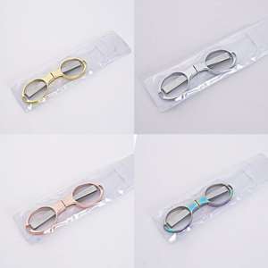 Viagem portátil Mini Tesouras Pesca Oito Tesouras Tesoura Dobrável De Aço Inoxidável para Papel String Craft Shred - Product Image 5