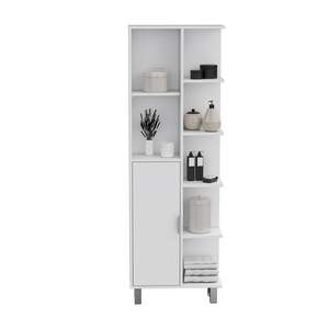 Gabinete de lino DB para dormitorio, sala de estar, cocina en diseño blanco moderno, almacenamiento de Panel de madera contemporáneo para hogar o apartamento - Product Image 2