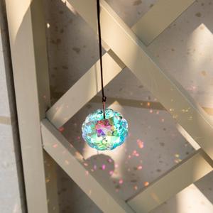 Colgante de Cristal K9 de 45 mm para Jardín, Atrapasueños de Cristal Pulido, Arcoíris, Decoración Navideña con Temática de Amor, Regalo Artesanal - Product Image 3