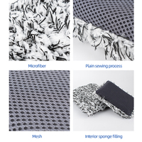 Éponge de nettoyage en microfibre pour voiture, sans rayures, multi-usages, emballage personnalisé, taille adaptée pour le nettoyage des surfaces de voiture