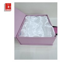 Boîte d'emballage cadeau portable sur mesure, boîte en carton de luxe avec ruban pour perruque de cheveux humains