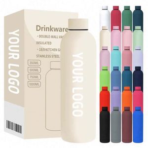 Bouteilles d'eau isothermes en acier inoxydable à double paroi de 500 ml, 750 ml, 1000 ml pour le sport et les activités de plein air – Vente en gros - Product Image 4