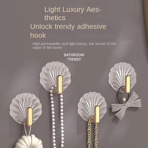 Household Hook <b>Storage</b> Container for Storing <b>Clothes</b> Strong Load-Bearing Capacity Easy Install 4-Piece Set Sturdy - Product Image 2
