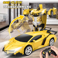 Offre Spéciale 2 places télécommande radiocommande Transformation jouet universel contrôlé déformation enfants RC voiture