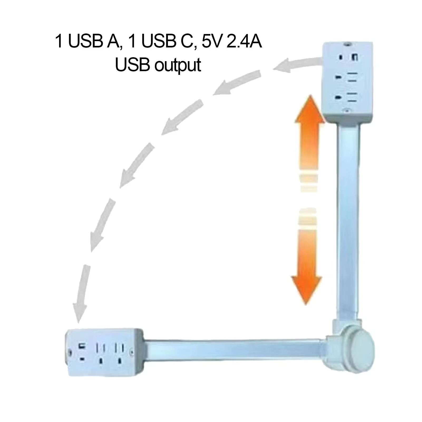 extendable outlet stick