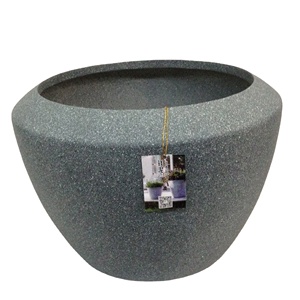 WOODZI Vaso <span class=keywords><strong>da</strong></span> Fiori in Fibra di Vetro e Cemento, Economico, Durevole, Leggero, di Piccole Dimensioni, per Esterni e Giardino, Colore Personalizzabile - Product Image 1