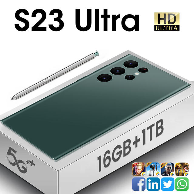 Chinese Cheap Phones Unlocked Wholesale Custom 7.3" Smartphone 5G OEM 2023 Cellphone Celular Cell Phones Smartphones S23Ultra