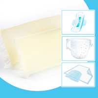Colle adhésive thermofusible jetable de matière première d'hygiène de fabrication de HMAs pour l'absorbant de noyau de couches et de serviettes hygiéniques