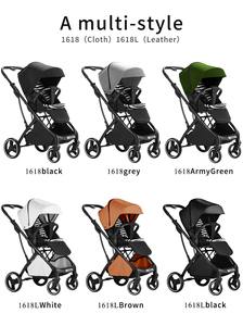 <span class=keywords><strong>Cochecito</strong></span> de Bebé 3 en 1 con Amortiguador, <span class=keywords><strong>Cochecito</strong></span> de Poliéster Goodboy Ligero para Recién Nacidos - Product Image 2