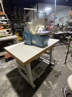 Machine à coudre à œillets motorisée d'occasion Recee 104, haute vitesse 1500 Sti/min, robuste, pour œillets de 5,5 à 13 mm