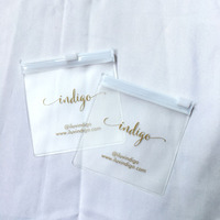 Accessoires en PVC personnalisés sac d'emballage en plastique pochette à bijoux de haute qualité avec étui à bijoux à fermeture éclair sac Ziplock