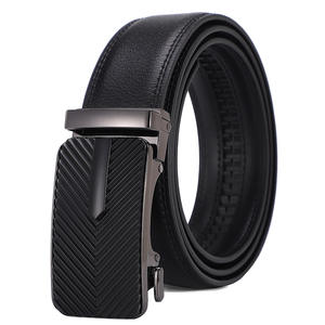 Cinturón de cuero genuino de vaca de longitud personalizada para <span class=keywords><strong>hombre</strong></span> para hebilla para <span class=keywords><strong>Amazon</strong></span> estilo occidental moda automática para hebilla - Product Image 2