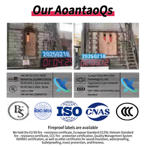 CE chứng nhận cửa thép chống cháy 1-3 giờ với thanh hoảng loạn cho các tòa nhà thương mại & lối thoát hiểm khẩn cấp | nhà máy trực tiếp - Product Image 6