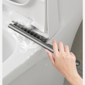 Hot Selling Bathroom <strong>Aluminum</strong> 2 in 1 <strong>Toilet</strong> <strong>Brush</strong> Holder Set Bristle Cleaning <strong>Toilet</strong> <strong>Brush</strong> - Product Image 5