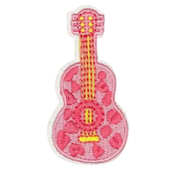 Patchs brodés perlés faits main en feutre non tissé, motifs dessin animé rose/cowboy western, lettres anglaises, cœurs et fleurs, thermocollants, pour chapeaux, DIY