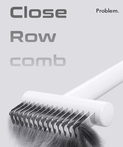 Peigne démêlant double face en acier inoxydable écologique pour la <span class=keywords><strong>coupe</strong></span> des nœuds et le toilettage des poils de chiens et de chats, idéal pour les petits animaux - Product Image 2