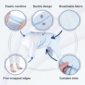 Nuovo arrivo casa animali domestici <span class=keywords><strong>cani</strong></span> tuta svezzamento a maniche lunghe per prevenire la perdita di capelli cucciolo vestiti sterili adatti per <span class=keywords><strong>cani</strong></span> di taglia media e grande - Product Image 4