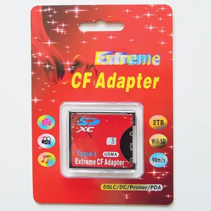 Adaptor pembaca kartu memori Flash tipe I To Extreme Cf Compact