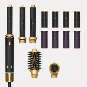 Outils capillaires professionnels tout-en-un, multi-styler haute vitesse professionnel, <span class=keywords><strong>brosse</strong></span> à air chaud et sèche-<span class=keywords><strong>cheveux</strong></span> pour un séchage rapide et un lissage efficace - Product Image 1