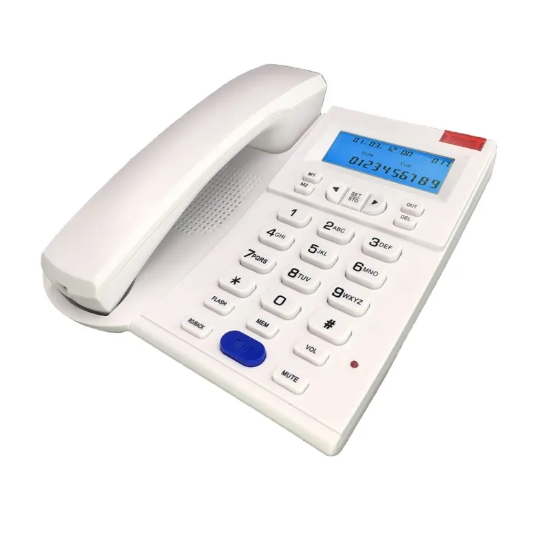 Телефон с белой стационарной телефонной станцией на арабском рынке