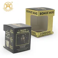 Kemasan Produk Kustom Kotak Kecil Kemasan Kotak Permen Warna-warni dengan Jendela PVC Kotak Kardus Putih untuk Coklat dan Hadiah