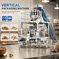 Machine de remplissage automatique verticale multifonction haute précision pour noix et noix de cajou, avec emballage en sachet stand-up et fonction de conditionnement