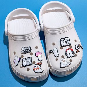 Venda quente Dia Das Bruxas Macio PVC Sapato Charme Set Personalizado Assustador Crânio Bruxa Aranha Sneaker Decorações Em Massa Atacado Encantos Da Sapata - Product Image 5