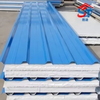Maison préfabriquée, maison modulaire en conteneurs, matériaux de construction pour panneaux muraux isolés en EPS, panneaux muraux imperméables, mousse ignifuge