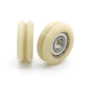 Ruedas de Accesorios para Puertas Corredizas con Rodamientos Tipo V Recubiertos de Goma, Rieles Ranurados, Venta Directa de Fábrica - 8*31*11.2mm - Product Image 3