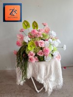 Statue d'ours romantique vert et rose à fleurs, arrangement d'ours en fleurs artificielles haut de gamme pour photomaton de mariage et décoration d'événements
