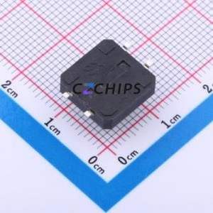 TS-KG03ST-BB73F Tactile Switch SMD-4P,12x12mm Switch Single Pole Single Throw Rectangle Button 2.5N Vertical Mount - Product Image 2