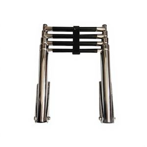 316 Stainless Steel Telescopic Yacht Accessory Water Four-Section <b>Marine</b> <b>Hardware</b> Bimini Top Connector Water Ladder - Product Image 4